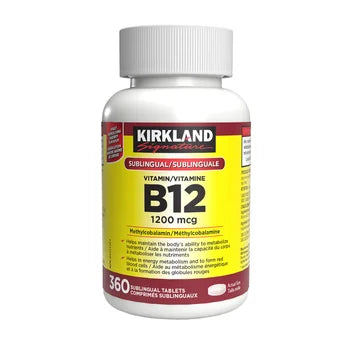 Kirkland Signature Vitamin B12 1200 mcg, 360 tablets