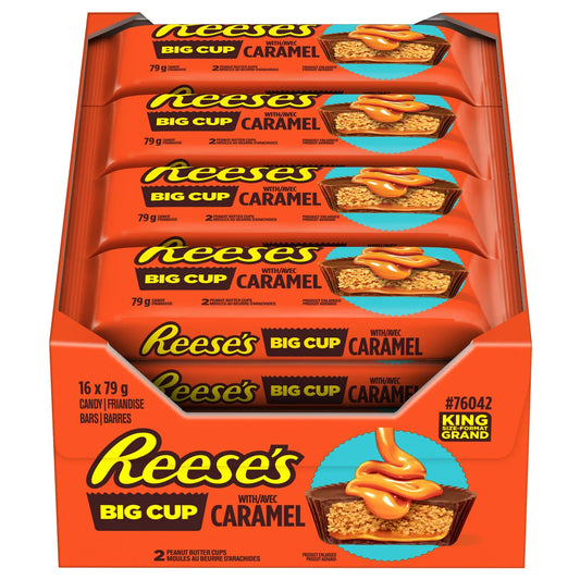 Reese’s Peanut Butter Cups With Caramel, 16 × 79 g